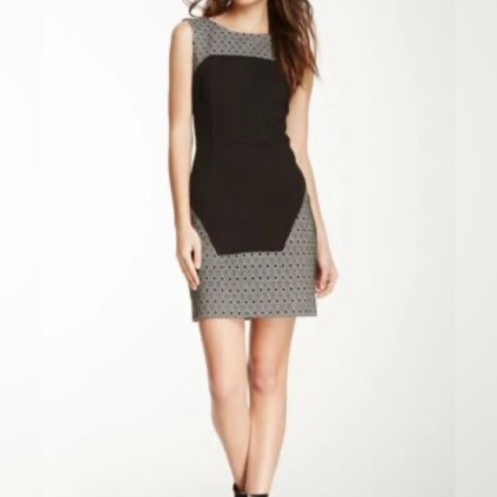 Tibi Black and Green  Mini Dress size 8